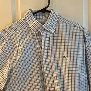 Vineyard Vines Classic Fit Whale Shirt 100% Cotton - S